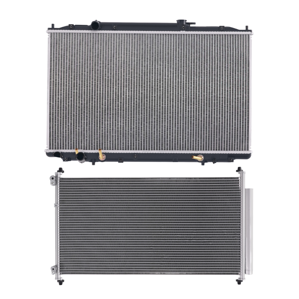 Coolant Radiator and compatible for AC Condenser compatible for Honda Odyssey V6 2005-2010 CU2806