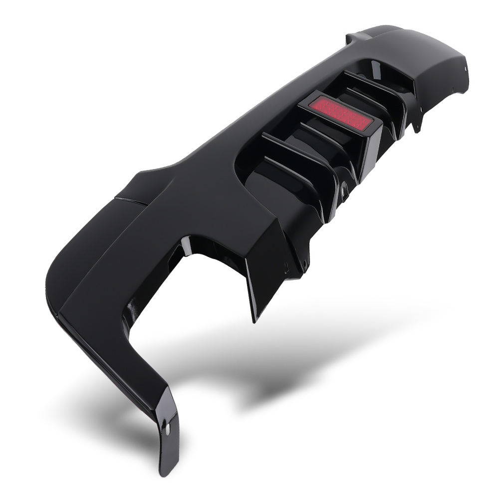 Rear Valance Diffuser Splitter W/ LED compatible for BMW 3 Series E92 E93 M Sport 2006-2014