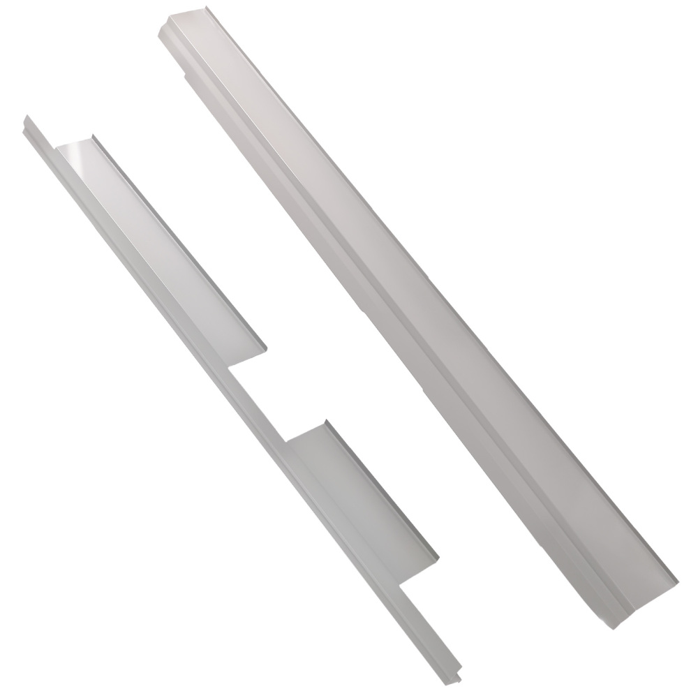 Pair Slip On Rocker Panels compatible for Ford F-150 Crew Cab 2009-2014 Steel
