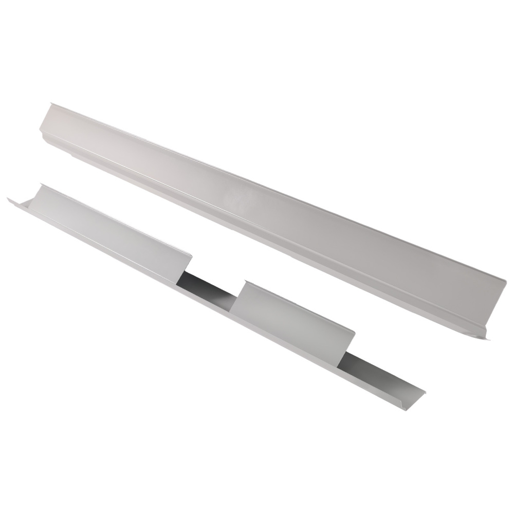 Pair Slip On Rocker Panels compatible for Ford F-150 Crew Cab 2009-2014 Steel