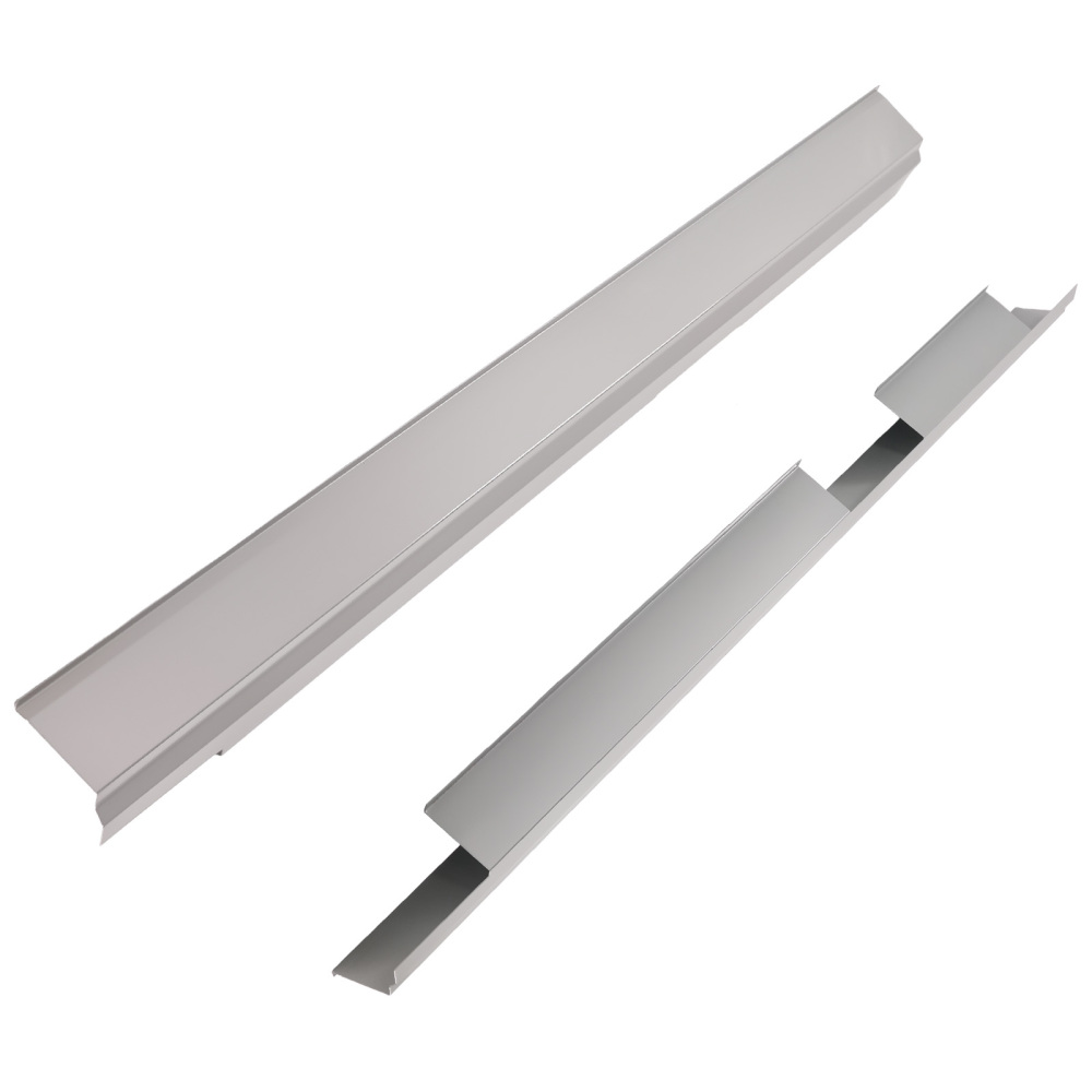 Pair Slip On Rocker Panels compatible for Ford F-150 Crew Cab 2009-2014 Steel