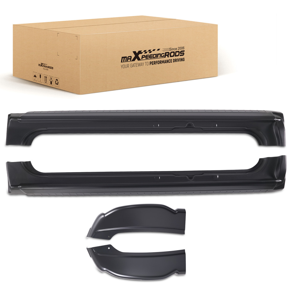 Rocker Panels compatible for Chevy Silverado GMC Sierra Extended Cab 1999-2007 Pair 4Door