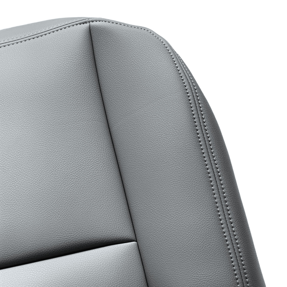 Custom compatible for Seat Cover Gray Leather compatible for Ford F250 F350 2002-2007 Bottom Driver