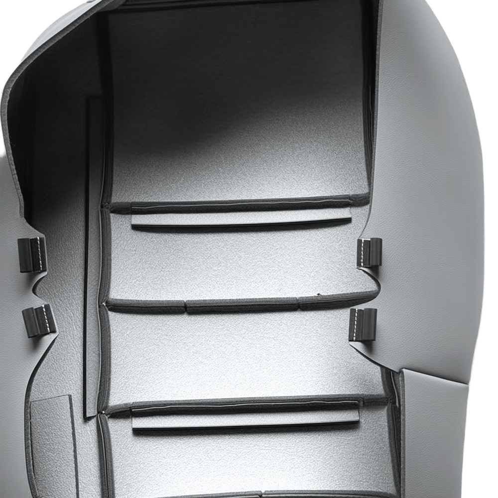 Custom compatible for Seat Cover Gray Leather compatible for Ford F250 F350 2002-2007 Bottom Driver
