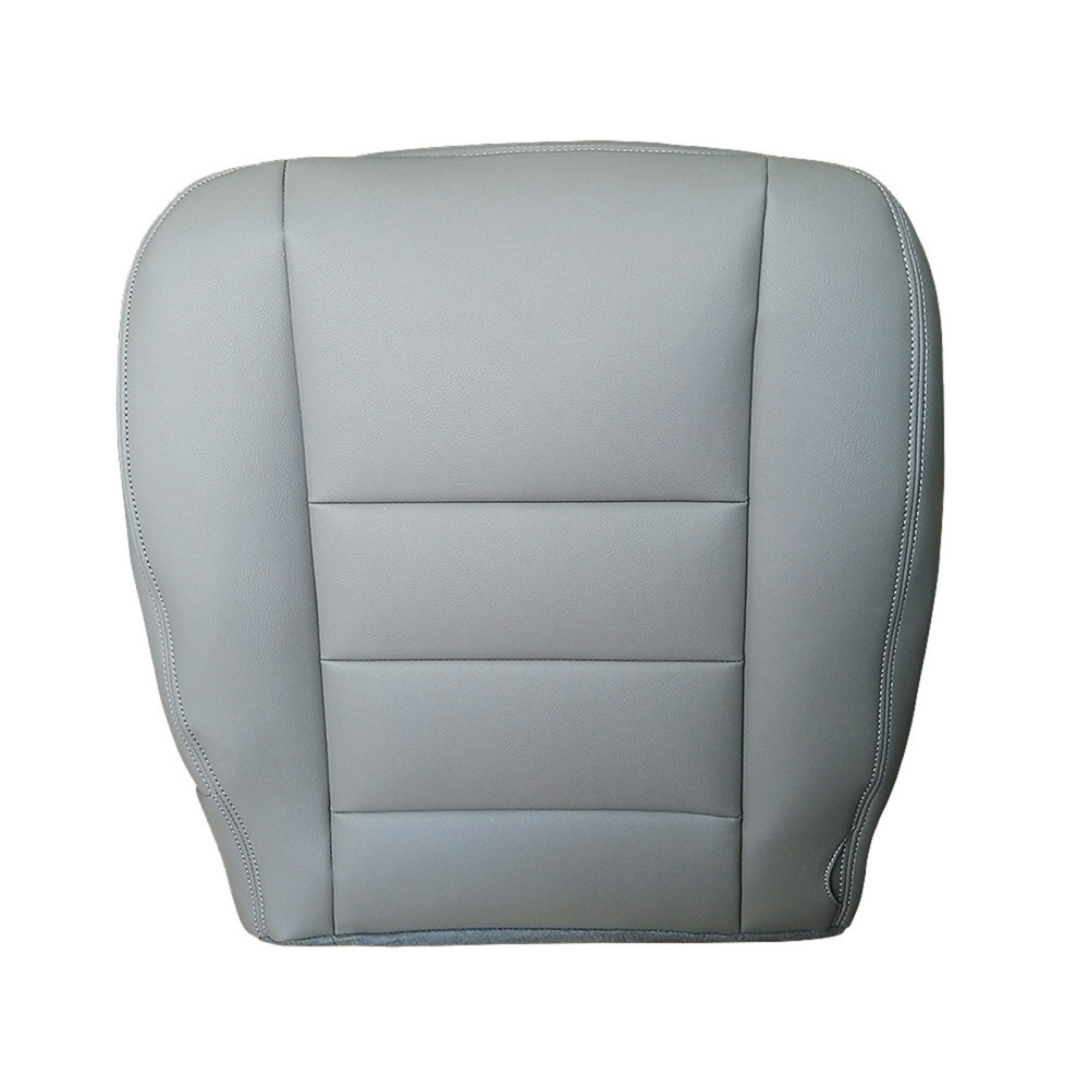 Custom compatible for Seat Cover Gray Leather compatible for Ford F250 F350 2002-2007 Bottom Driver