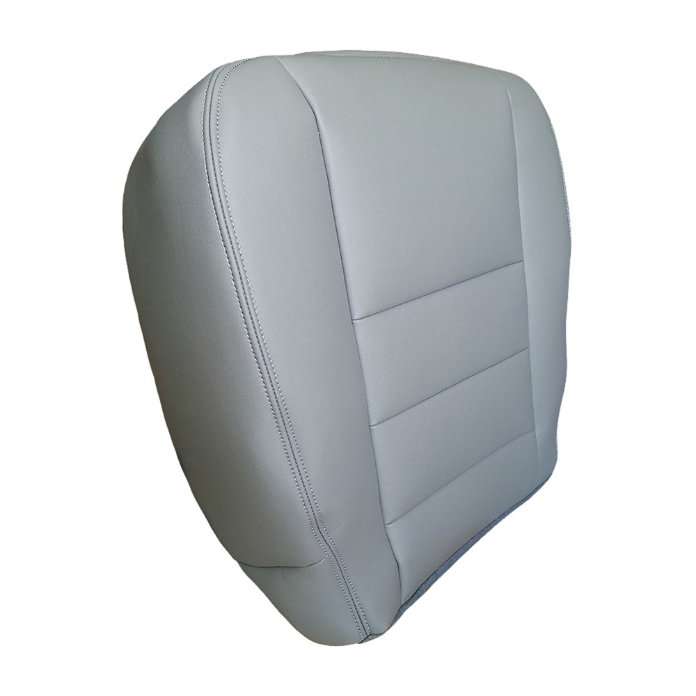 Custom compatible for Seat Cover Gray Leather compatible for Ford F250 F350 2002-2007 Bottom Driver