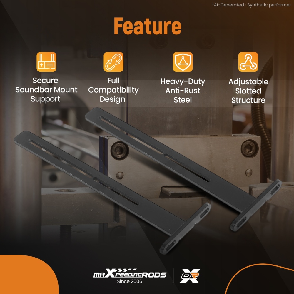 Steel Speaker Mount Bracket for Club Car compatible for Yamaha Golf Cart Black 2000-2024
