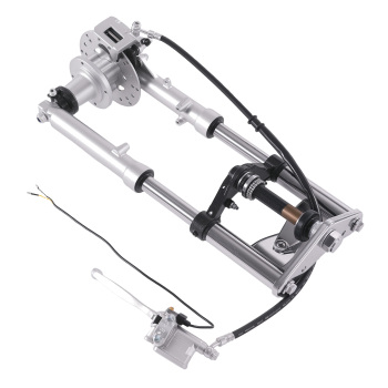 Front Brake Caliper Disc Fork Assembly compatible for Honda Monkey Z50 2012-2025 Metal