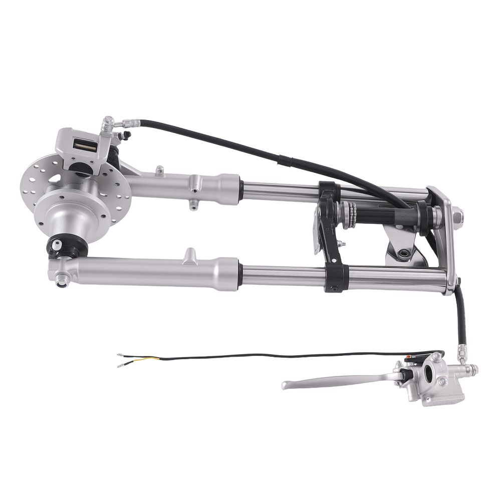Front Brake Caliper Disc Fork Assembly compatible for Honda Monkey Z50 2012-2025 Metal