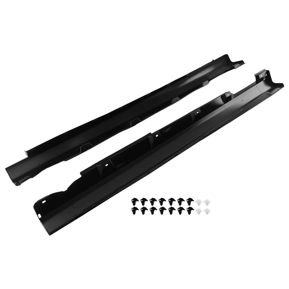 Exterior Rocker Kit compatible for Ford Focus Sedan 2012-2017 CP9Z5810177B Black Plastic