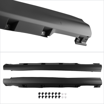 Exterior Rocker Kit compatible for Ford Focus Sedan 2012-2017 CP9Z5810177B Black Plastic