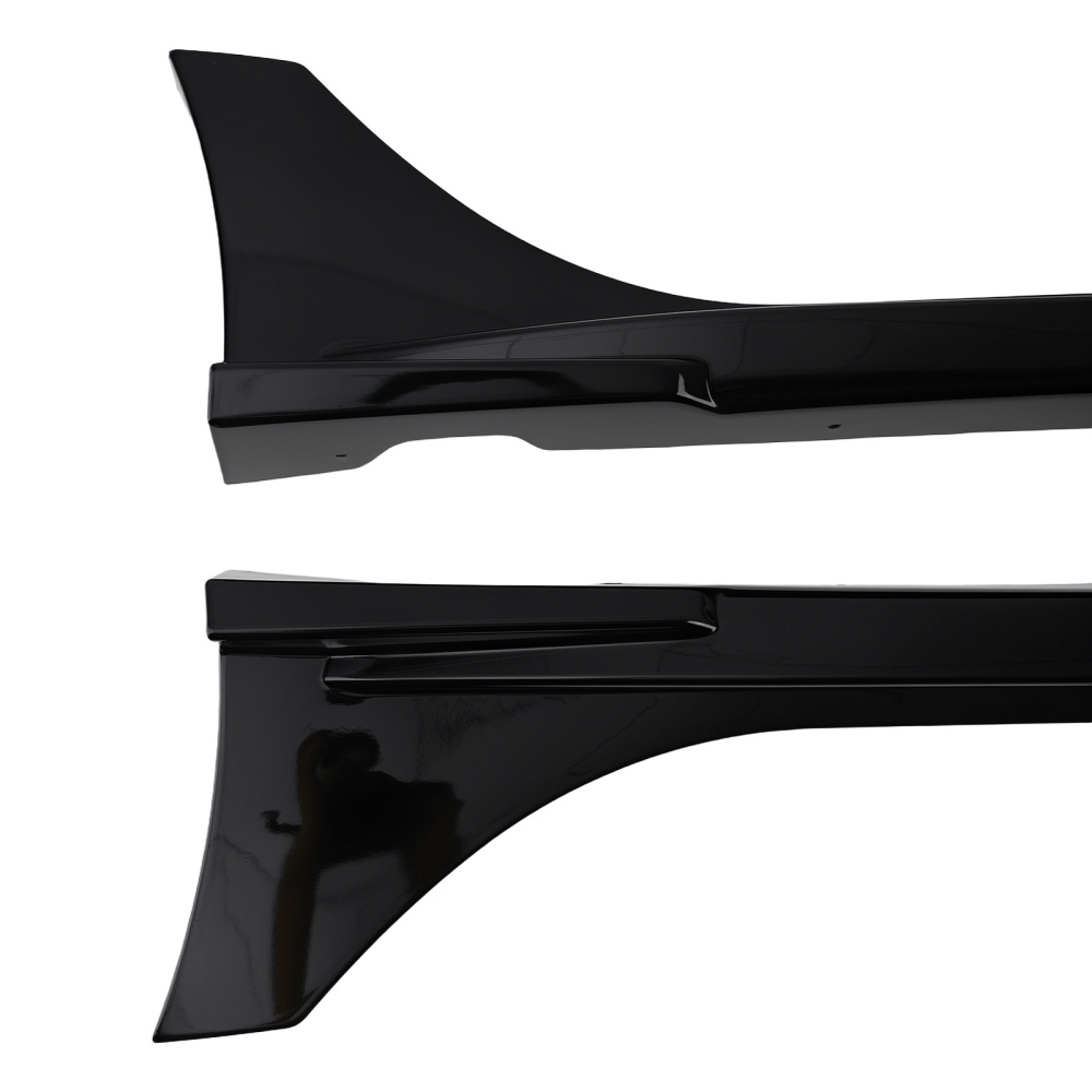 Aggressive Side Skirt Lip compatible for Honda Civic MC FE180 2022-2025 Gloss Black