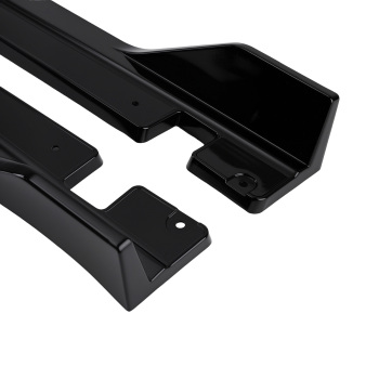 Side Skirt Cover Pair compatible for Honda Civic Sedan/Hatchback 2016-2021 Gloss Black