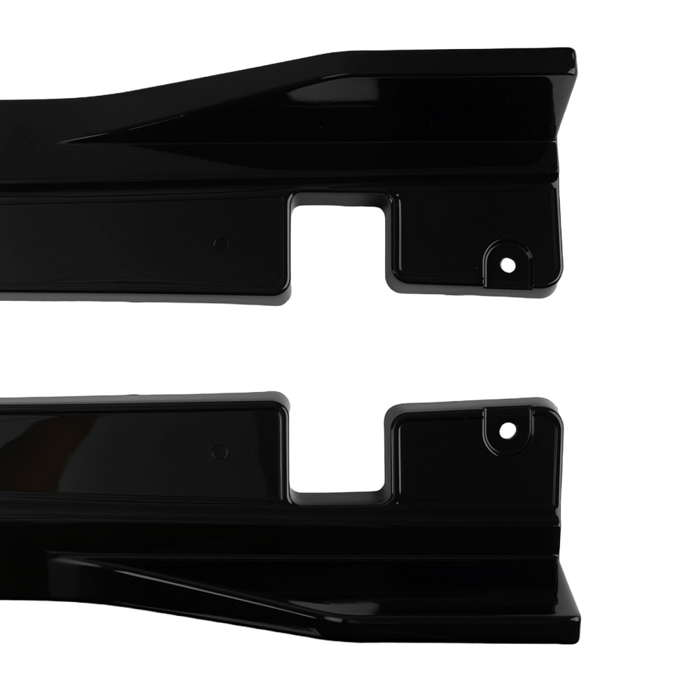 Side Skirt Cover Pair compatible for Honda Civic Sedan/Hatchback 2016-2021 Gloss Black