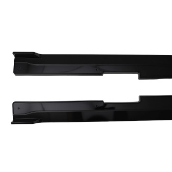 Side Skirt Cover Pair compatible for Honda Civic Sedan/Hatchback 2016-2021 Gloss Black