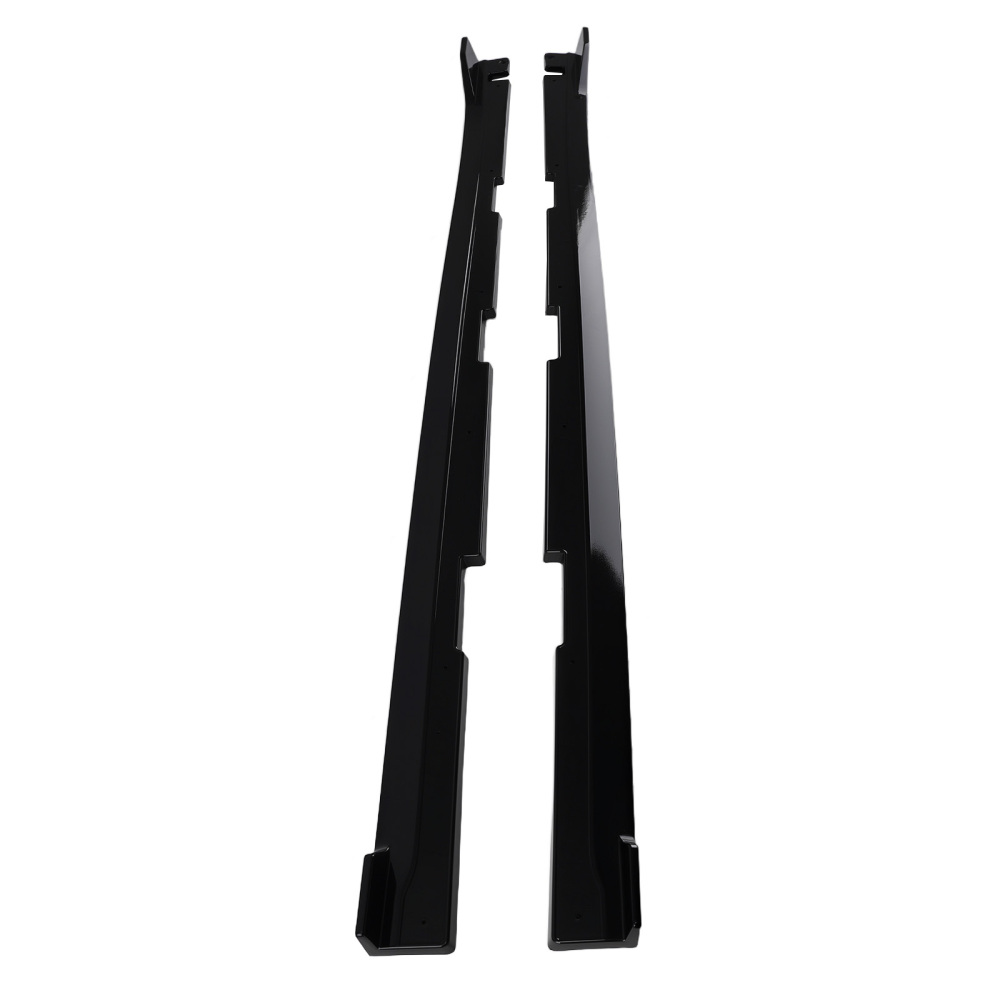 Side Skirt Cover Pair compatible for Honda Civic Sedan/Hatchback 2016-2021 Gloss Black