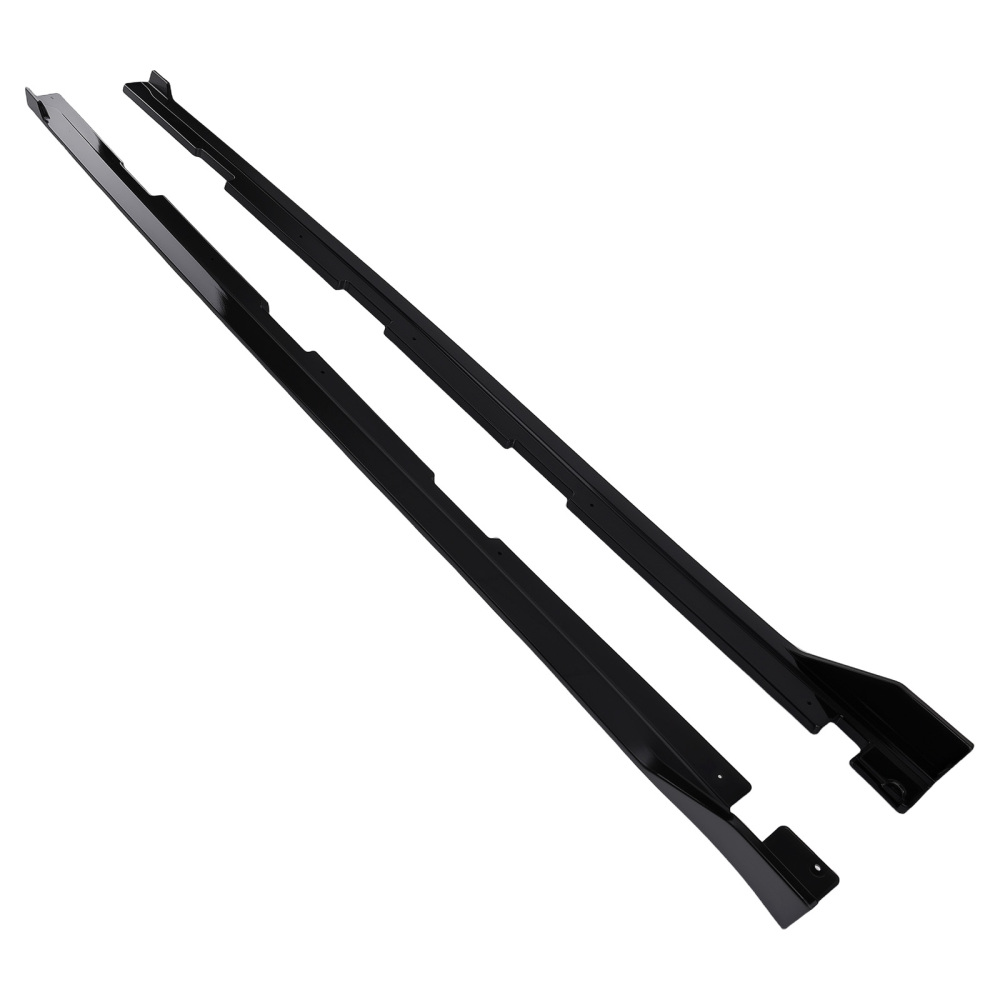 Side Skirt Cover Pair compatible for Honda Civic Sedan/Hatchback 2016-2021 Gloss Black