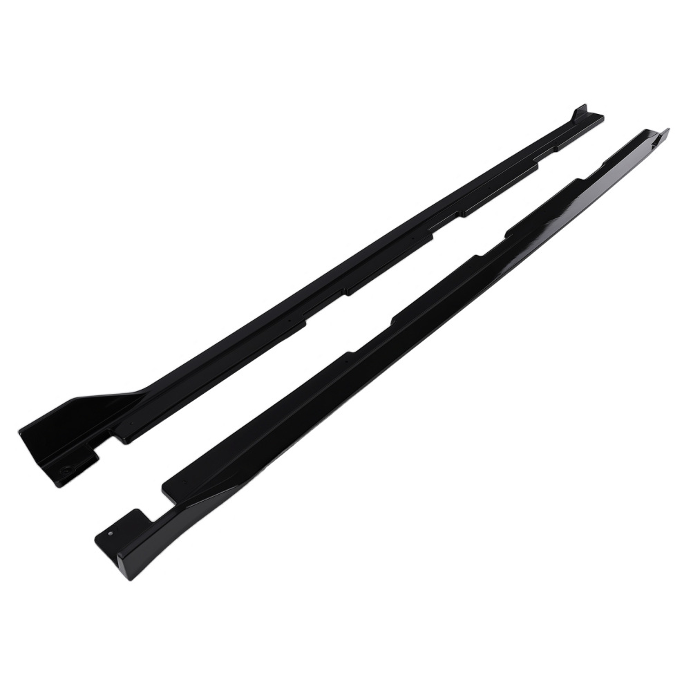 Side Skirt Cover Pair compatible for Honda Civic Sedan/Hatchback 2016-2021 Gloss Black