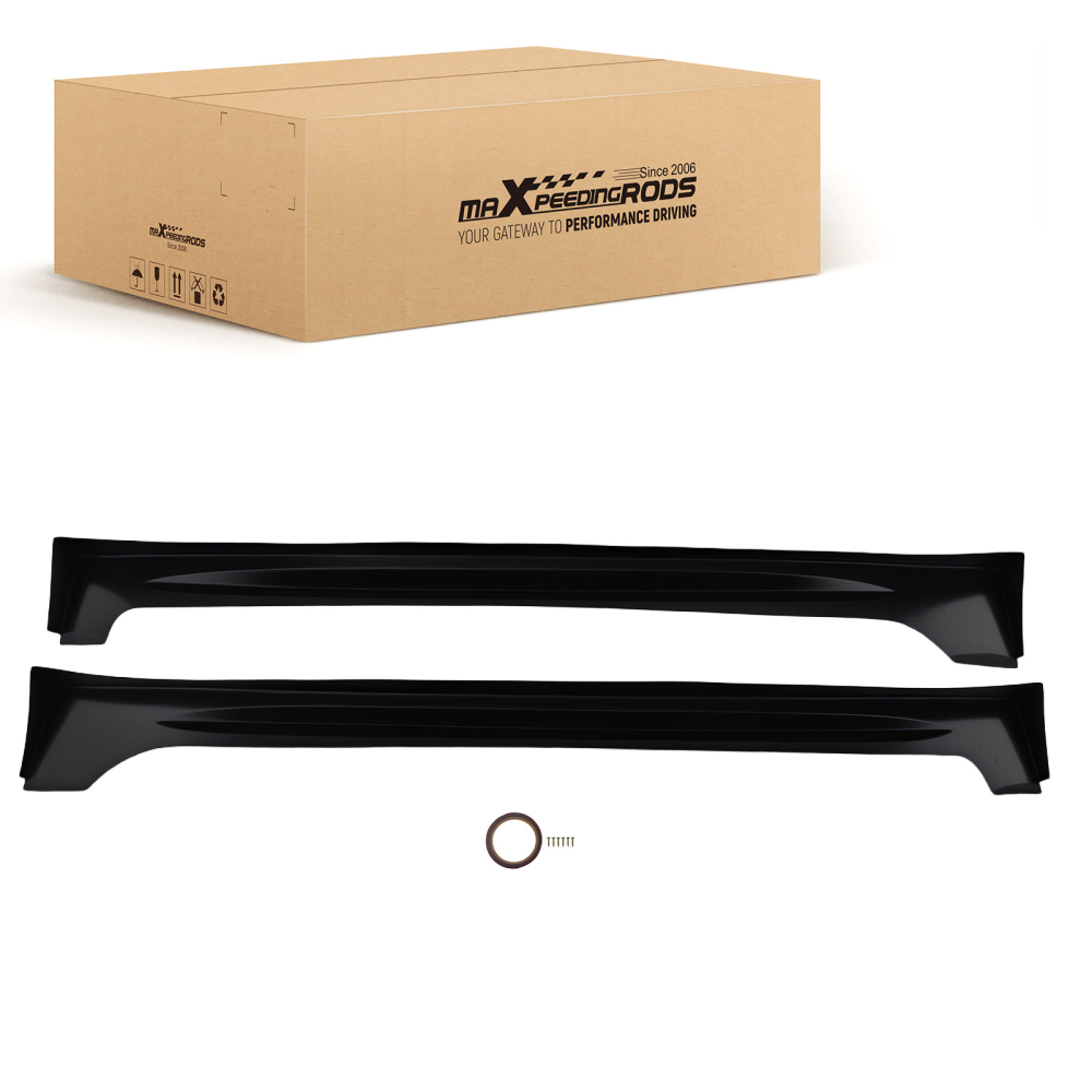 Side Skirt Add-On Lip compatible for Honda Civic 4Dr/8th Gen Civic Sedan 2006-2011