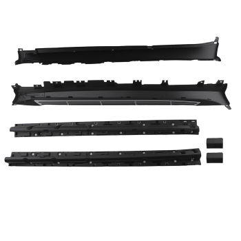 Running Board Side Step compatible for BMW X5 G05 2019-2023 Black Aluminum Non-slip Set