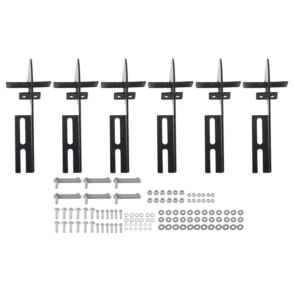 6 Aluminum Side Step compatible for Dodge Ram 1500 2009-18 Crew Cab Running Bar Anti-Slip