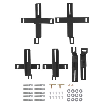 Running Board Side Steps Bar compatible for Toyota Highlander 2014-2019 compatible for White&Black