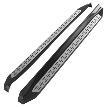 Running Board Side Steps Bar compatible for Toyota Highlander 2014-2019 compatible for White&Black