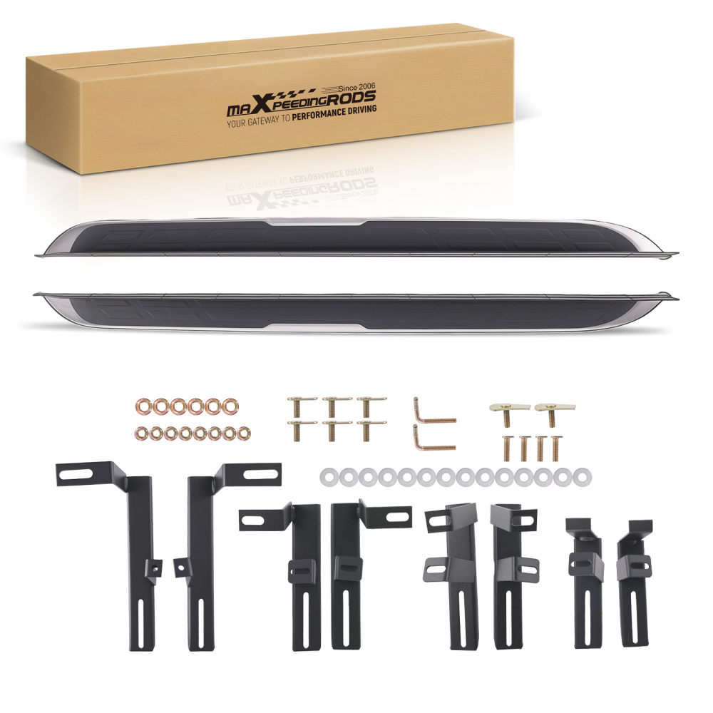 Nerf Bar Running Boards compatible for Toyota Highlander 2020-2025 Non-Slip Protection