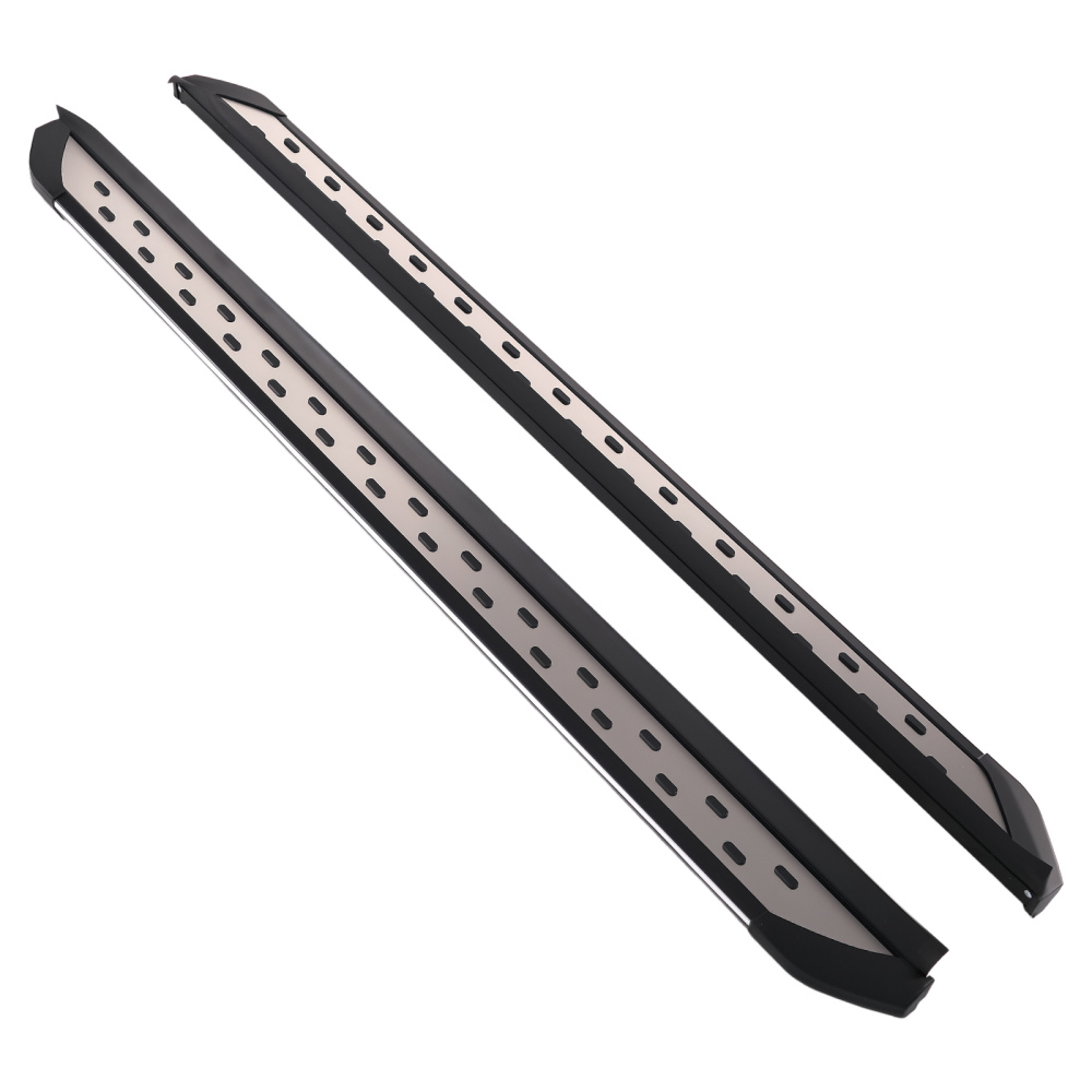Nerf Bars Running Board Side Step Kit compatible for Toyota RAV4 19-23 Prime Aluminum Black