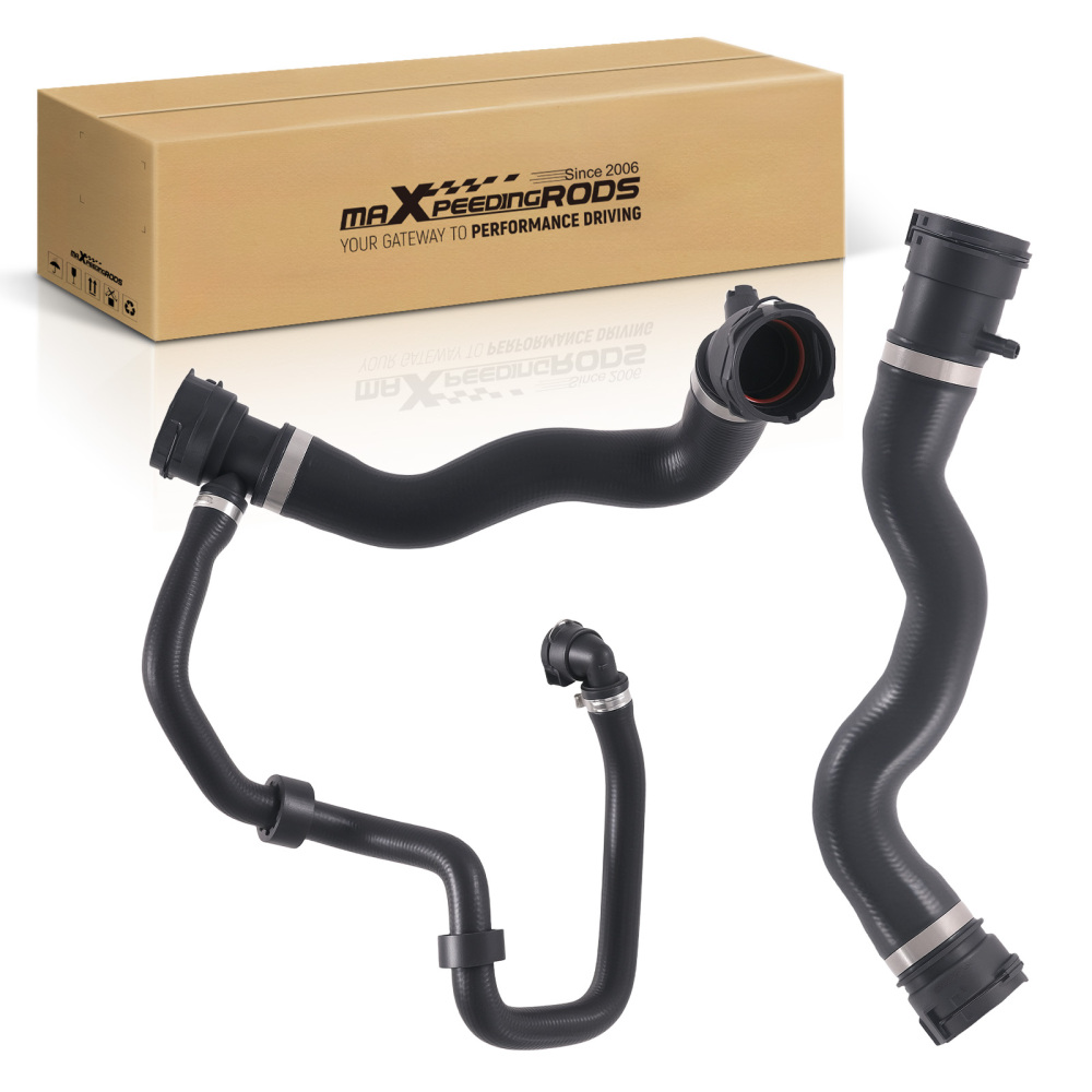 Coolant Hose Upper+Lower Kit compatible for BMW 528i 2.0L DOHC 2012-2016 17127619684