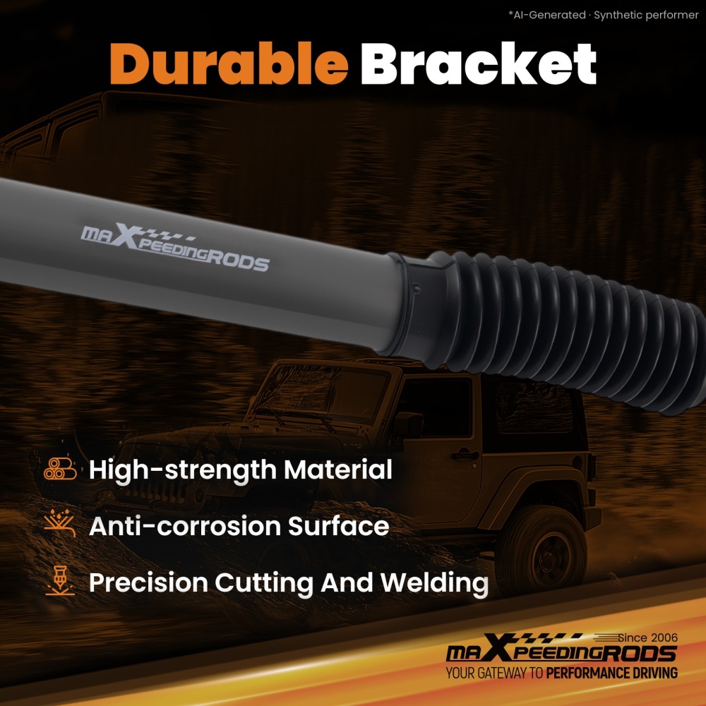 Steering Stabilizer compatible for Jeep Wrangler JK 2DR & JKU 4WD 2007-2018 2