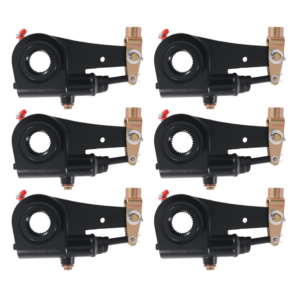 6pcs 6-28 Spline Automatic Slack Adjuster for Meritor R801074 R803112 Black