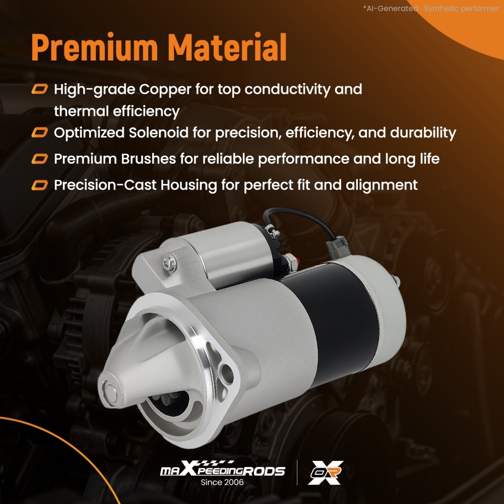 1.4KW 10 Tooth Starter Motor compatible for Holden VT VX VY VZ 5.7L 1999-2006 2005 12V