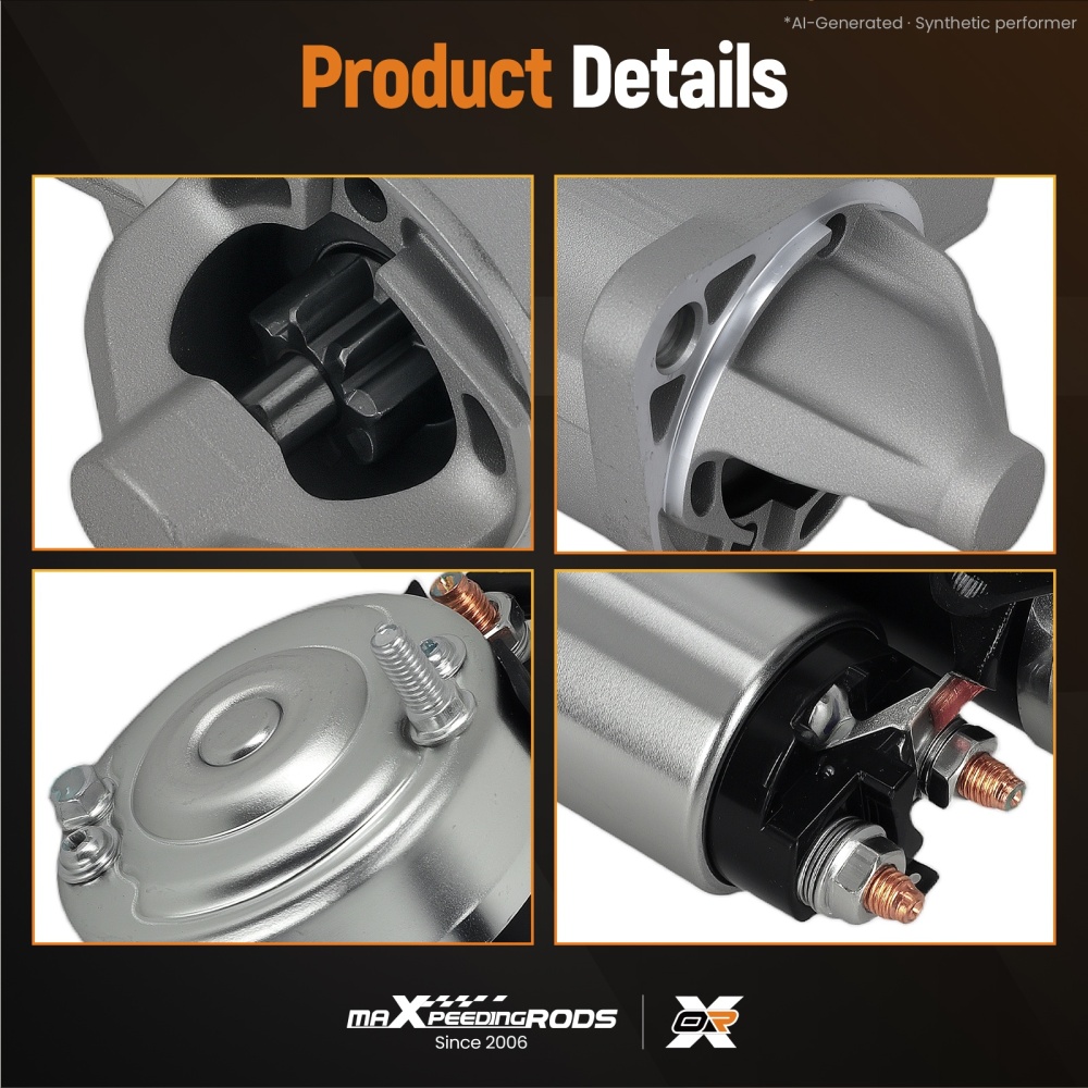 Starter For 01-05 compatible for Dodge Stratus 99-03 compatible for Mitsubishi Galant 00-05 Eclipse 17795 8T