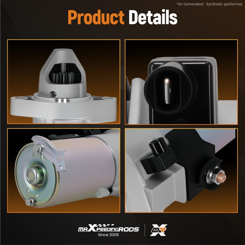Starter Motor compatible for Honda CR-V EX LX Sport Accord 2002 2003 2004 2005 2006 2.4L