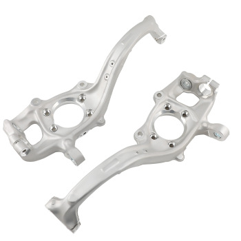 2X FRONT LEFT + RIGHT STEERING KNUCKLE HUB BEARING CARRIER ARM compatible for AUDI A4 8K