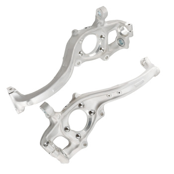 2X FRONT LEFT + RIGHT STEERING KNUCKLE HUB BEARING CARRIER ARM compatible for AUDI A4 8K