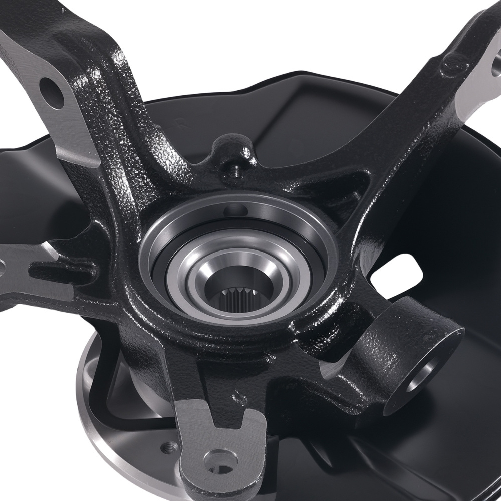 Front Passenger Steering KnuckleWheel Hub compatible for Honda Civic HF 2013-2015 Steel
