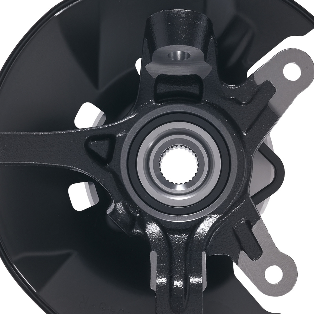Front Passenger Steering KnuckleWheel Hub compatible for Honda Civic HF 2013-2015 Steel