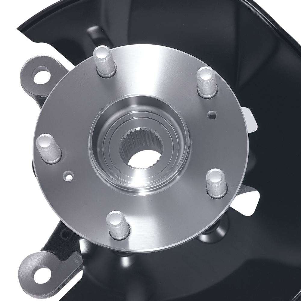 Front Passenger Steering KnuckleWheel Hub compatible for Honda Civic HF 2013-2015 Steel
