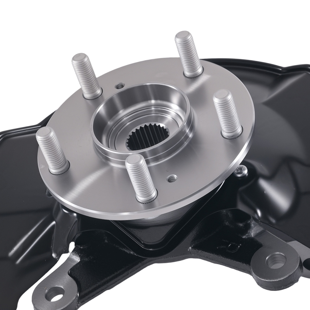 Front Passenger Steering KnuckleWheel Hub compatible for Honda Civic HF 2013-2015 Steel