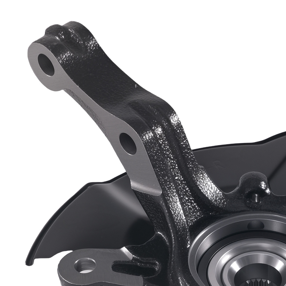 Front Passenger Steering KnuckleWheel Hub compatible for Honda Civic HF 2013-2015 Steel