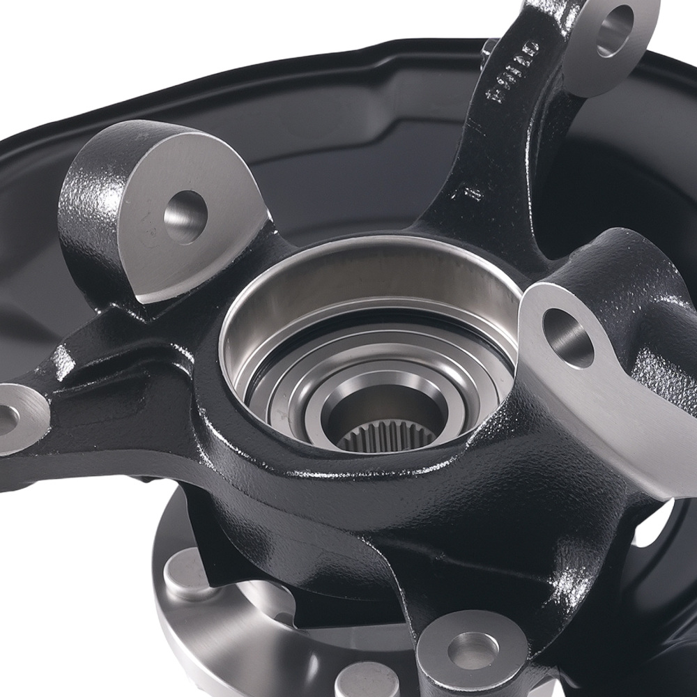 Front Left Steering Knuckle compatible for Toyota Sienna V6 compatible for FWD 2004-2010 with Hub Bearing