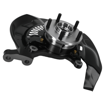 1 Front Steering Knuckle & Wheel Hub Bearing Assembly compatible for Lexus RX450H 2010-2015