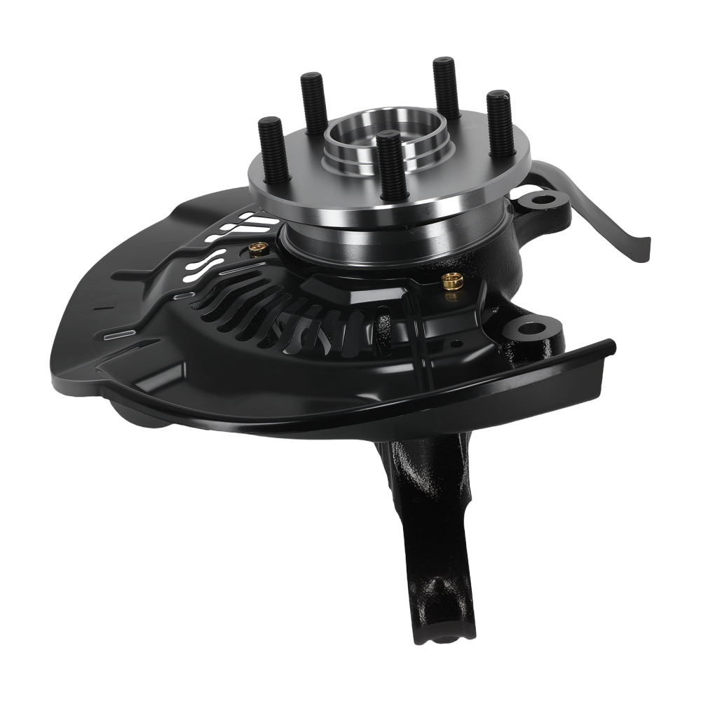 1 Front Steering Knuckle & Wheel Hub Bearing Assembly compatible for Lexus RX450H 2010-2015