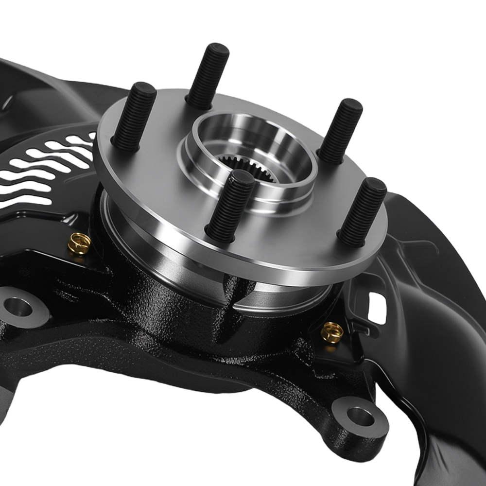 1 Front Steering Knuckle & Wheel Hub Bearing Assembly compatible for Lexus RX450H 2010-2015