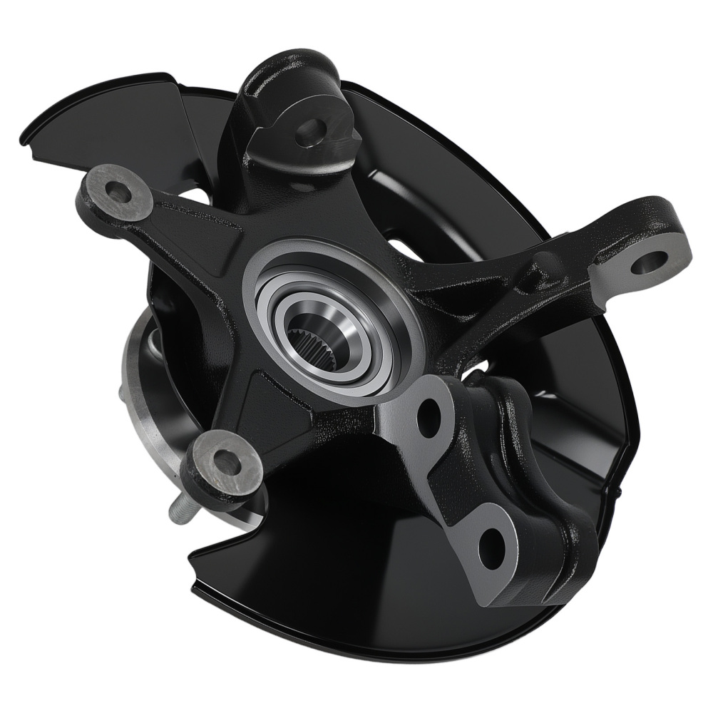 Front Driver Steering Knuckle Wheel Hub compatible for Honda Pilot V6 3.5L 2005-2008 698493