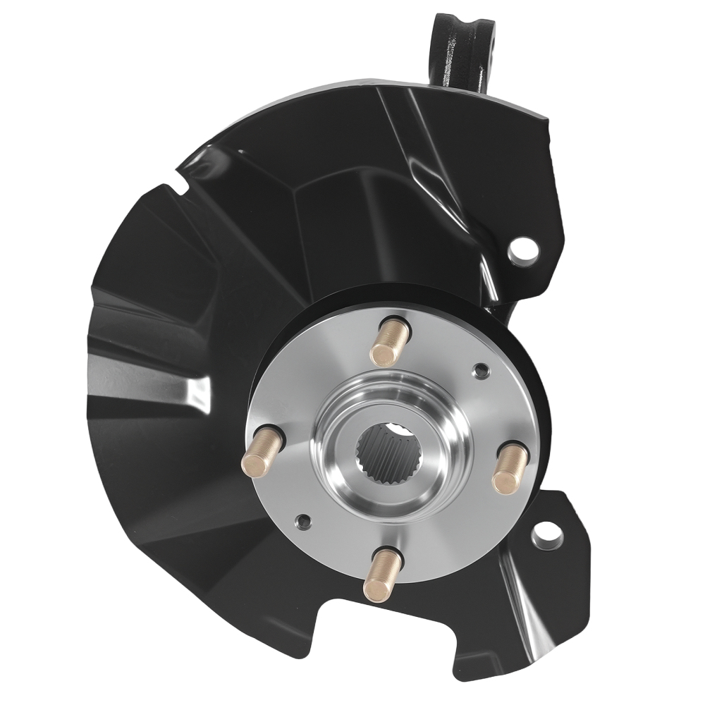 Front Steering Knuckles & Wheel Hub Bearings compatible for Hyundai Accent 2006-2011 KA054