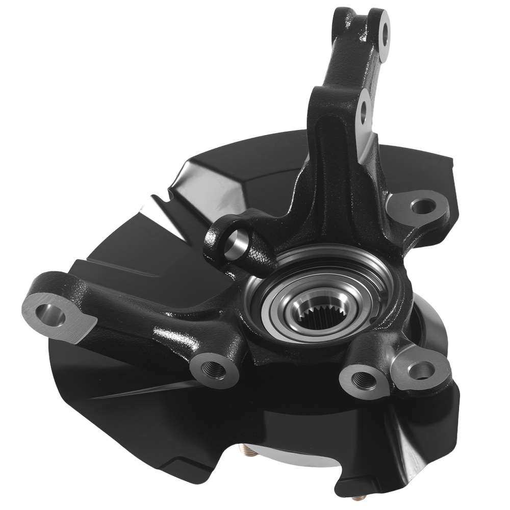 Front Steering Knuckles & Wheel Hub Bearings compatible for Hyundai Accent 2006-2011 KA054