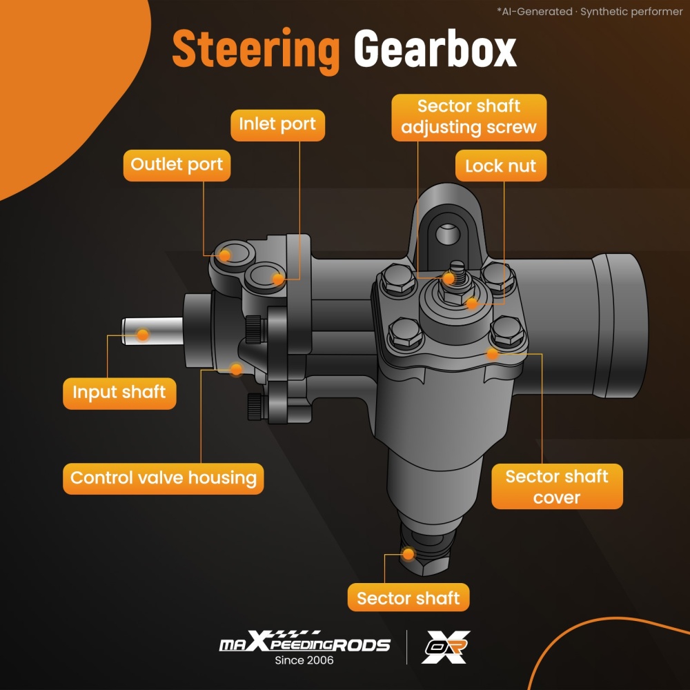 Power Steering Gear Box compatible for Jeep Grand Cherokee L6 4.0L 1V8 4.7L 1999-2004